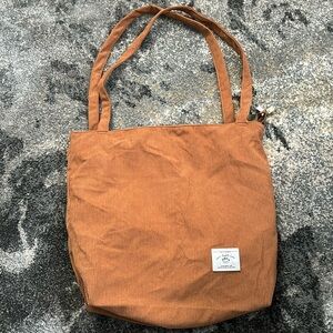 Kalidi Corduroy Orange Tote Bag